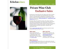 Tablet Screenshot of echelonwines.com